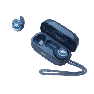 JBL Reflect Mini NC sportowe słuchawki z redukcją szumów niebieskie